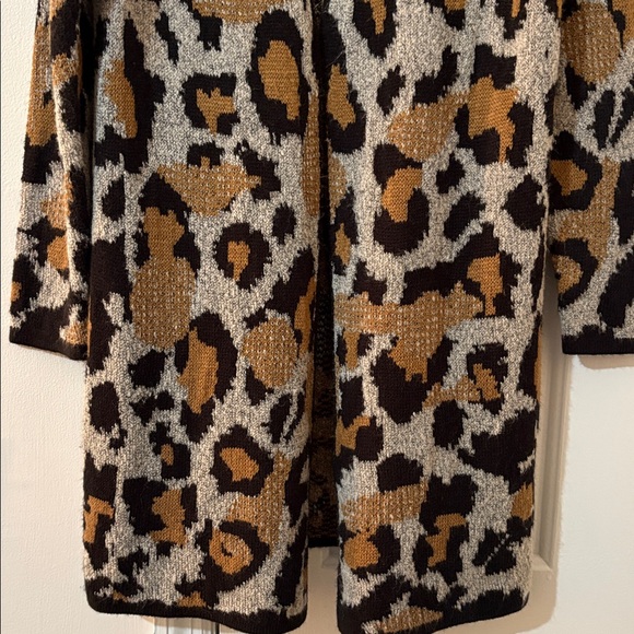 Apt. 9 Textured Knit Animal Print Cardigan - Picture 11 of 17